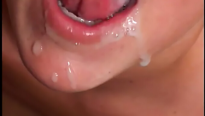 Teen Gets Her Mouth And Pussy Filled With Cum In The Cafeteria