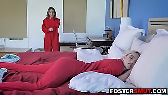 Blonde Milf And Teen Lesbian Masturbation And Pussy Licking