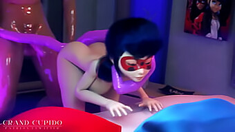 Lady Bug Gets Her Tight Pussy Stretched By Huge Dildos In Hd Video