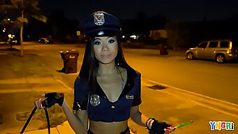 Busty Asian Teen Vina Sky Gets Fucked In Public On Halloween