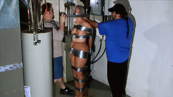 Sticky Situation: Bondage And Tape Play