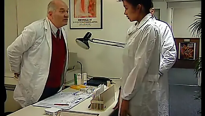 Watch A French Doctor With Big Natural Tits Get Fucked Hard