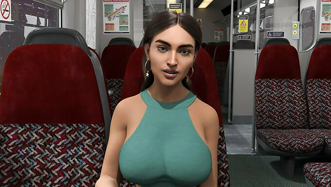 Experience The Thrill Of Watching A Hot Indian Desi Girl From The Train